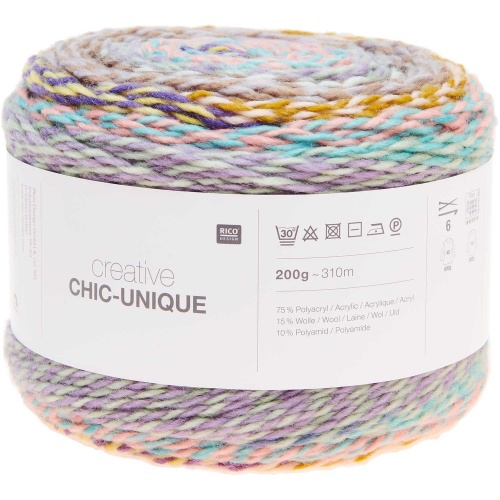 Rico Creative Chic Unique Chunky Yarn - Retro